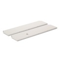  | Mayline SLF60PG 56 in. x 25.5 in. Kwik-File Mailflow-To-Go Shelf for 60 in. Wide Table - Pebble Gray image number 0