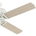 Ceiling Fans | Hunter 54180 52 in. Brunswick Fresh White Ceiling Fan with Handheld Remote image number 3