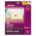 Office Jansan | Avery 15660 Easy Peel 1 in. x 2.63 in. Mailing Labels with Sure Feed Technology for Laser Printers - Matte Clear (300/Pack) image number 0