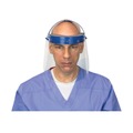 Face Shields and Visors | Suncast HGASSY16 16.5 in. x 10.25 in. x 11 in. Fully Assembled Full Length Face Shield with Head Gear - Clear/Blue (16/Carton) image number 4
