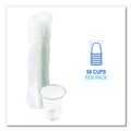 Food Service | Boardwalk BWKPET14PK 14 oz. Plastic PET Cups - Clear (50/Pack) image number 3