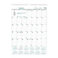 Calendars & Planners | Brownline C171103 12-Month (Jan to Dec): 2026 12 in. x 17 in. EcoLogix Artwork Monthly Wall Calendar - White/Green Sheets image number 0