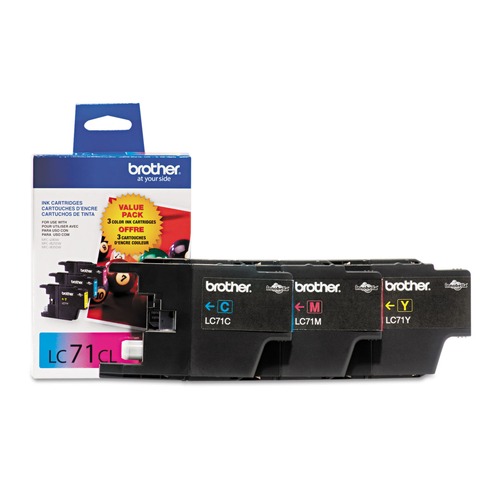 Office Jansan | Brother LC713PKS Innobella 300 Page-Yield Ink - Cyan/Magenta/Yellow (3/Pack) image number 0