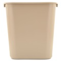 Trash & Waste Bins | Rubbermaid Commercial FG295600BEIG 7-Gallon Rectangular Deskside Wastebasket - Beige image number 0