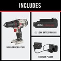 Drill Drivers | Porter-Cable PCC601LA 20V MAX 1.3 Ah Cordless Lithium-Ion 1/2 in. Drill Driver image number 1