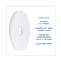 Cleaning Cloths | Boardwalk BWK4012WHI 12 in. Diameter Polishing Floor Pads - White (5/Carton) image number 4