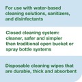 New Year New Savings! Save $25 off $150 | Tork 192840 1-Ply 12 x 5.25 Chem-Ready Wiping Rolls - White (6/Carton) image number 5