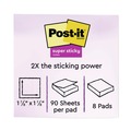 Office & Office Supplies | Post-it Notes Super Sticky 622-8SSAN 2 in. x 2 in. Pads - Playful Primary Collection Colors (8/Pack) image number 5