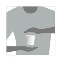 Cups and Lids | SOLO 510W 1-Sided Poly 10 oz. Paper Hot Cups - White (1000/Carton) image number 4