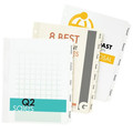 Avery 11516 Print-On 8.5 in. x 11 in. Unpunched Dividers - White (5-Piece/Sheet, 25 Sheets/Pack) image number 2