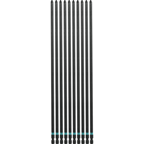 Bits and Bit Sets | Makita A-99231 Makita ImpactX #2 Phillips 12 in. Power Bit, 10/pk, Bulk image number 0