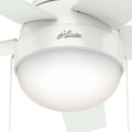 Ceiling Fans | Hunter 59266 46 in. Anslee White Ceiling Fan image number 5
