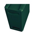 Trash & Waste Bins | Rubbermaid Commercial FG354007GRN 23 Gallon Slim Jim Recycling Container with Venting Channels - Green image number 5