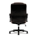  | HON HVL402.EN45 17 in. to 21 in. Seat Height 250-lbs. Capacity Executive High-Back Chair - Black/Brown image number 3