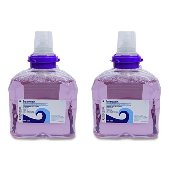Boardwalk 1200 mL Lavender Foam Soap Refill - Cranberry Scent (2/Carton)