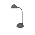  | Alera ALELED931B 5.38 in. W x 9.88 in. D x 17 in. H LED Task Lamp - Black image number 1