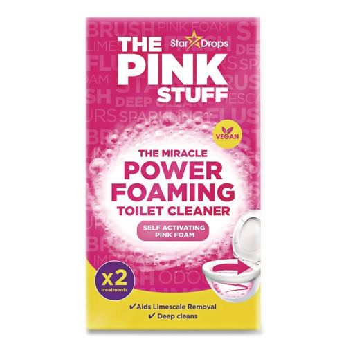 All-Purpose Cleaners | The Pink Stuff RST824996 3.5 oz. Packet Miracle Power Foaming Toilet Cleaner - Fruity Scent image number 0