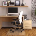 Office Jansan | Floortex PF1213425EV Cleartex Advantagemat 53 in. x 45 in. Phthalate Free PVC Chair Mat for Hard Floors - Clear image number 10