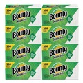 Tabletop and Serveware | Bounty 96595 12-1/10 in. x 12 in. 1-Ply Quilted Napkins - White (8/Carton) image number 0