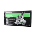Miter Saws | Factory Reconditioned Metabo HPT C10FSHCM 15 Amp Dual Bevel 10 in. Corded Slide Miter Saw image number 6