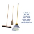 Office Jansan | Boardwalk BWKCLEANKIT Medium Blue Cotton/Rayon/Synthetic Head and 60 in. Natural/Yellow Wood/Metal Handle Cleaning Kit (1-Kit) image number 10