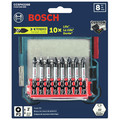 Bits and Bit Sets | Bosch CCSPH2208 8-Piece Impact Tough Phillips P2 2 in. Power Bits with Clip for Custom Case System image number 1