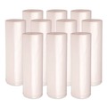 Cleaning & Janitorial Supplies | Boardwalk V6638HNKR01 33 Gallon 14 mic 33 in. x 38 in. Perforated Roll High-Density Can Liners - Natural (25 Bags/Roll, 10 Rolls/Carton) image number 0