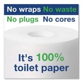 New Year New Savings! Save $25 off $150 | Tork 473208 Elevation 14.17 x 5.08 x 8.23 Coreless High Capacity Bath Tissue Dispenser - Black image number 6