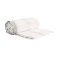 Trash Bags | Boardwalk BWK1DK100 13 gal. 0.8 mil Drawstring Kitchen Bags - White (100/Carton) image number 1