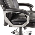  | Alera ALEVN4119 Veon Series Executive High-Back Bonded Leather Chair Supports Up to 275 lb - Black Seat/Back/Graphite Base image number 6