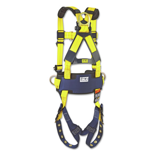 Safety Harnesses | DBI-Sala 1101656 Full-Body Harness, Tongue Buckles, Side/Back D-Rings, X-Large, 420lb Capacity image number 0