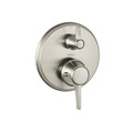 Fixtures | Hansgrohe 15753821 C Thermostatic Trim with Volume Control & Diverter (Brushed Nickel) image number 0