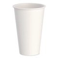 Cups and Lids | SOLO DWTG16W Thermoguard 16 oz Sustainable Forest Print Insulated Paper Hot Cups - White (600/Carton) image number 1