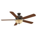 Ceiling Fans | Casablanca 55006 Ainsworth Gallery 60 in. Traditional Onyx Bengal Distressed Walnut Indoor Ceiling Fan image number 0