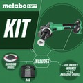 Angle Grinders | Metabo HPT G3612DVEQ6M 36V MultiVolt Brushless Lithium-Ion 4-1/2 in. Cordless Slide Switch Angle Grinder (Tool Only) image number 1