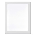  | Deflecto 68886W Self Adhesive Sign Holders with 11 in. x 17 in. Insert - Clear with White Border (2/Pack) image number 0
