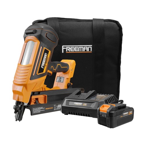 Framing Nailers | Freeman PE20V2183 20V Brushless Lithium-Ion 3-1/4 in. Cordless 21 Degree Framing Nailer Kit (4 Ah) image number 0