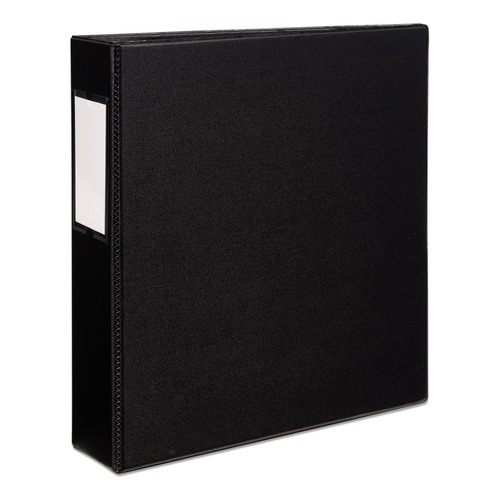 Office Jansan | Avery 08502 3 EZD Rings 2 in. Capacity 11 in. x 8.5 in. Durable Non-View Binder with DuraHinge - Black image number 0