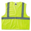 Safety Vests | Ergodyne 20973 GloWear 8205HL Type R Class 2 Super Econo Mesh Safety Vest - Small/Medium/Lime image number 0