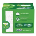Cleaning Cloths | Swiffer 80374620 8 x 10.4 Dry Refill Cloths - White (4/Carton) image number 2