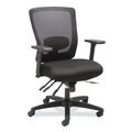  | Alera ALENV42B14 Envy Series 16.88 in. to 21.5 in. Seat Height Mesh Mid-Back Swivel/Tilt Chair - Black image number 0