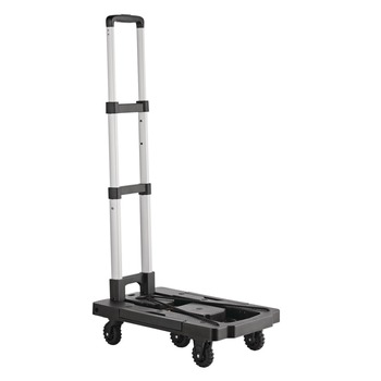 Kantek 19.3 in. x 14.6 in. x 38 in. 250 lbs. Capacity Handcart - Black