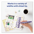  | Avery 08884 MARKS A LOT Broad Chisel Tip Large Desk-Style Permanent Marker - Purple (1-Dozen) image number 5