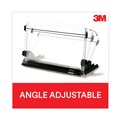 Desktop Organizers | 3M DH630 150 Sheet Capacity In-Line Adjustable Desktop Copyholder - Plastic (Black/Clear) image number 7