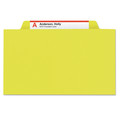  | Smead 13734 Pressboard Four-Section Top Tab Classification Folders - Letter, Yellow (10/Box) image number 2