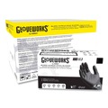 Disposable Gloves | Ammex GWBEN49100 6 mil Powder-Free Nitrile Exam Gloves - 2X-Large, Black (1000/Carton) image number 6