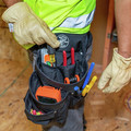 Tool Belts | Klein Tools 5700 PowerLine Series 11 in. x 3 in. x 12 in. 9 Pocket Tool Pouch - Black image number 2