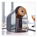 Pencil Sharpeners | X-ACTO 1606X 4 in. x 8 in. x 7.5 in. AC-Powered Mighty Pro Electric Pencil Sharpener - Black/Gold/Smoke image number 3