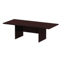  | Alera ALEVA719642MY 94-1/2 in. x 41-3/8 in. x 29-1/2 in. Valencia Series Conference Rectangle Table - Mahogany image number 1