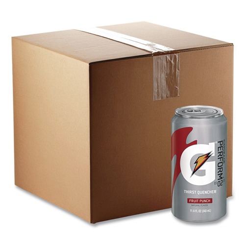 Beverages & Drink Mixes | Gatorade QUA30903 G Series 11.6 oz. Thirst Quenchers - Fruit Punch (24/Carton) image number 0